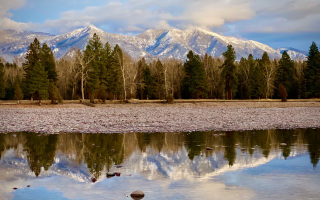 The Flathead River on the southeast corner of our property is the longest “Wild and Scenic River” in the US.